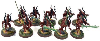 BLADES OF KHORNE 10 Bloodletters #1 WELL PAINTED Sigmar