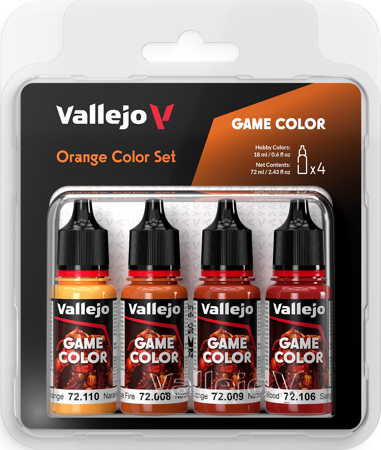 Vallejo Game Color Set Orange