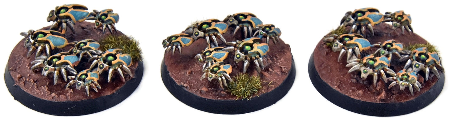 NECRONS 3 Scarab Swarms #3 WELL PAINTED Warhammer 40K 5172