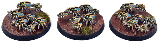 NECRONS 3 Scarab Swarms #3 WELL PAINTED Warhammer 40K 5172