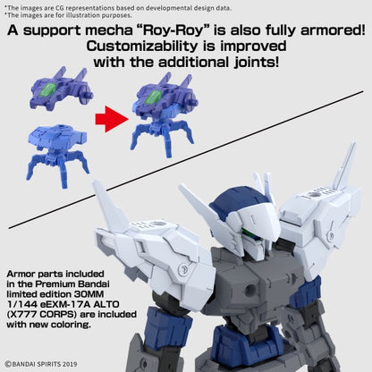 eEXM-17FA FULL ARMOR ALTO 30MM 1/144 Bandai