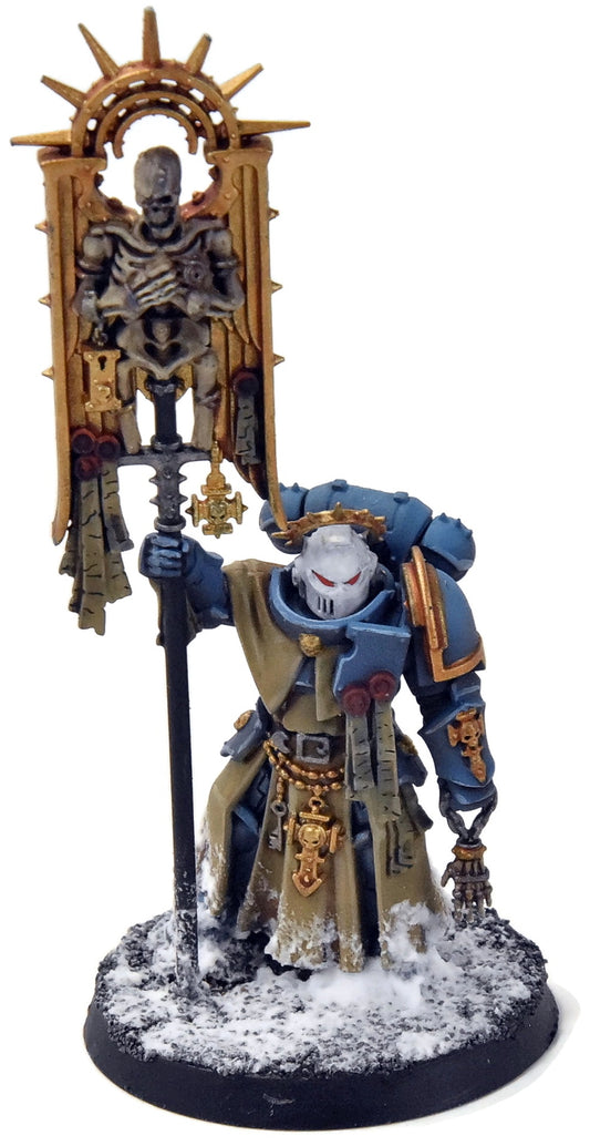 SPACE MARINES Primaris Ancient With Astartes Banner #1 WELL PAINTED 40K