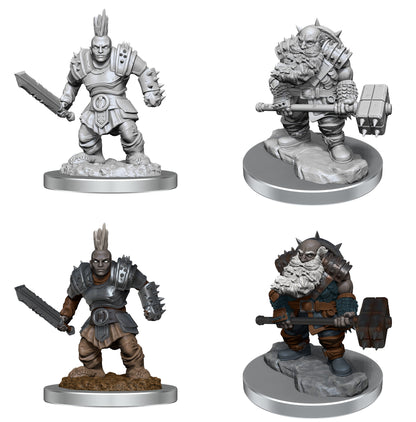 D&D Unpainted Minis Wv18 Duergar Fighters