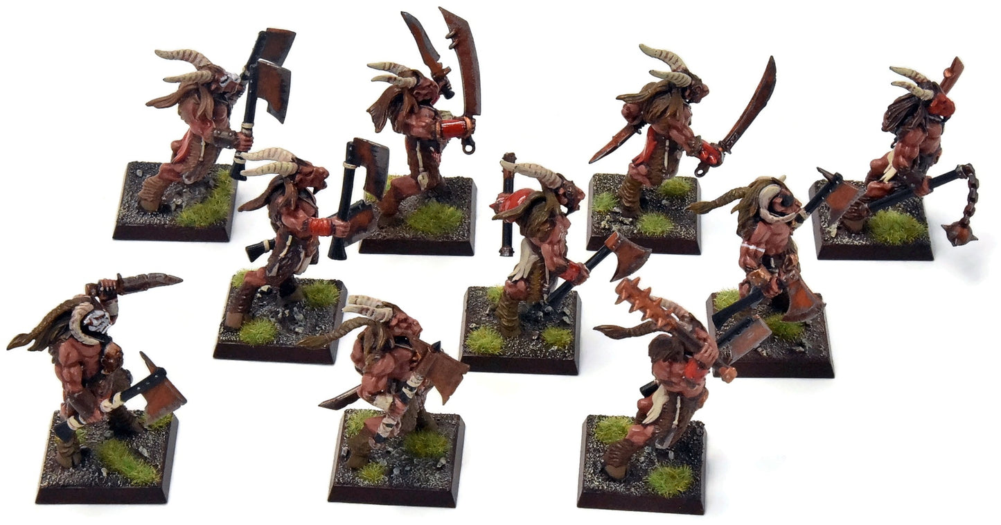 BEASTMEN 10 Gors #3 PRO-PAINTED Fantasy