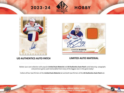 Upper Deck SP Authentic Hockey 23/24 Hobby Box