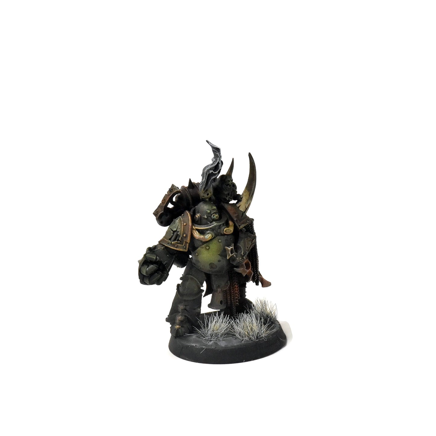 DEATH GUARD Plague Marine Champion #1 Warhammer 40K WELL PAINTED
