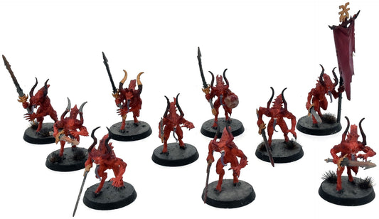 BLADES OF KHORNE 10 Bloodletters Of Khorne #1 Warhammer Sigmar