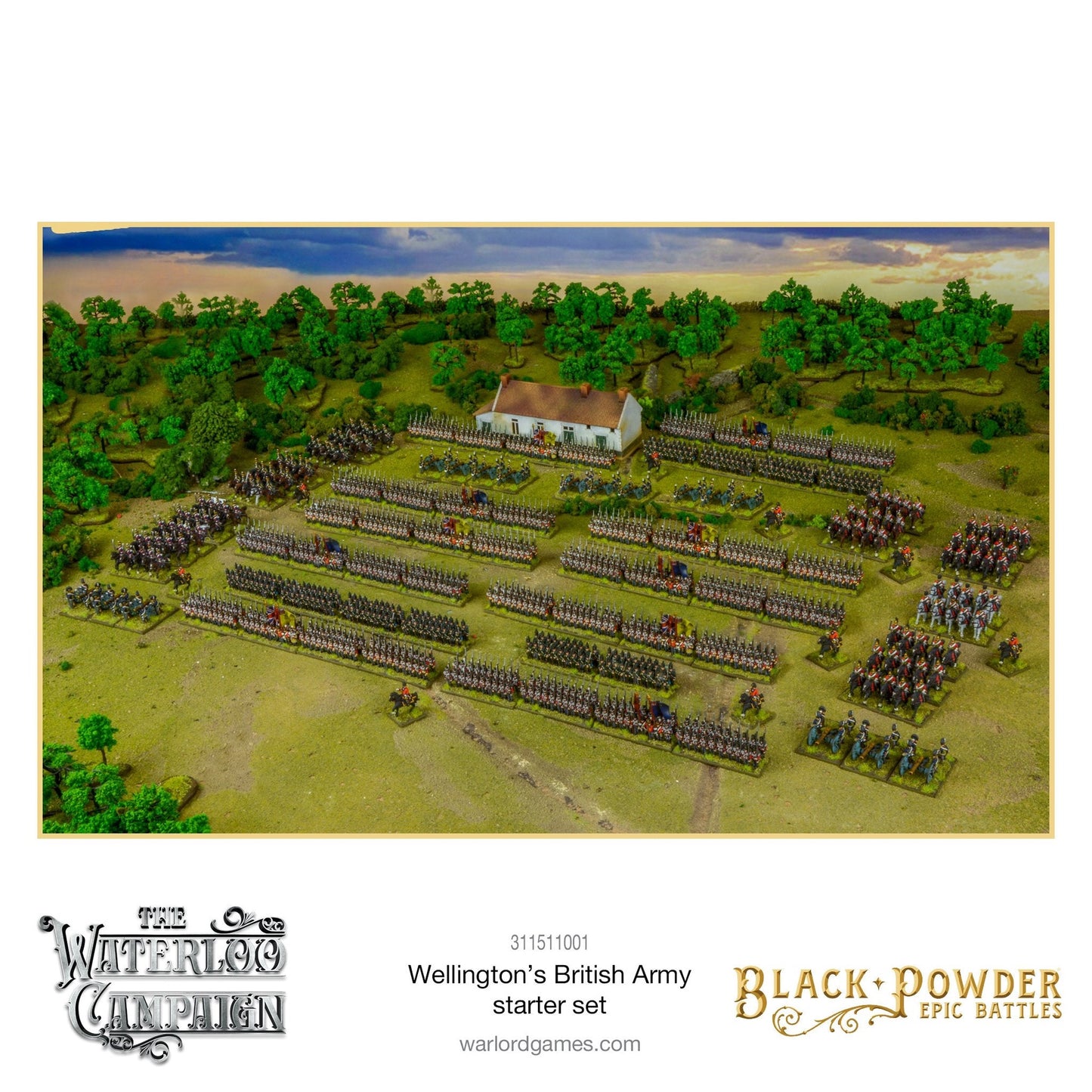 Black Powder Waterloo - British Starter Set (Epic Battle)
