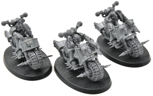 CHAOS SPACE MARINES 3 Bikers #1 Warhammer 40K