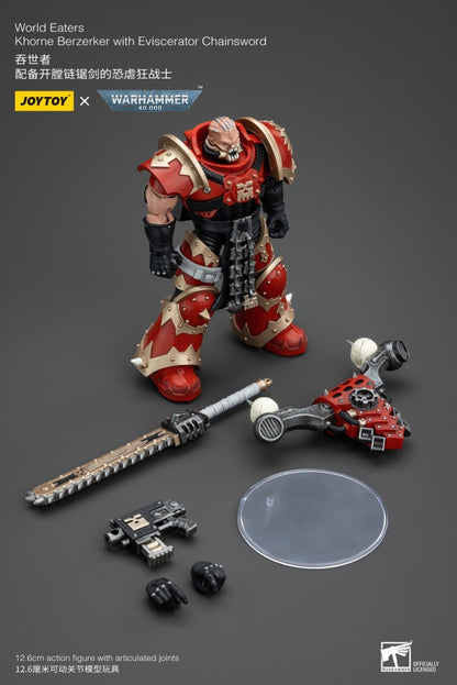 Khorne Berzerker with Eviscerator Chainsword World Eaters Joy Toy