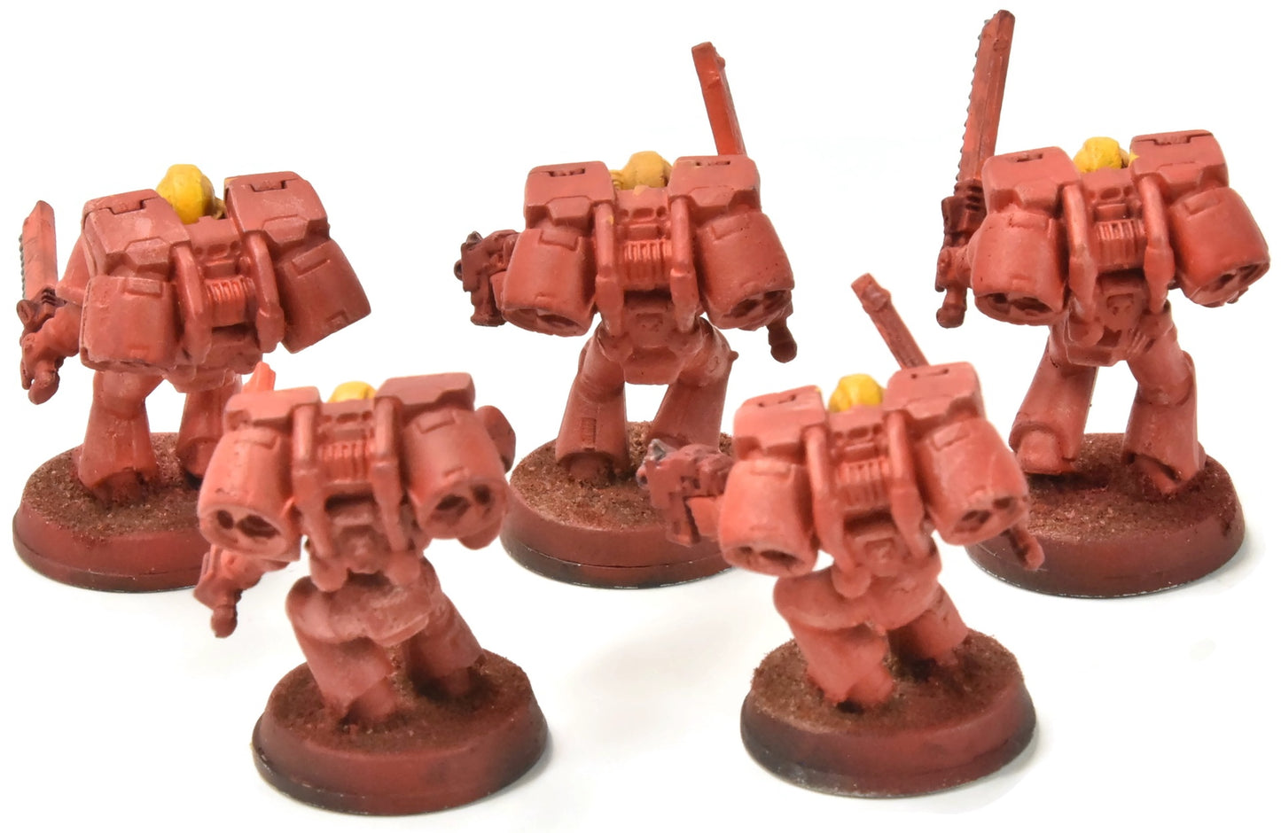 BLOOD ANGELS 5 Assault Squad #1 Warhammer 40K heavy paint