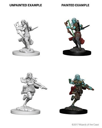 D&D Unpainted Minis Wv4 Air Genasi Female Rogue