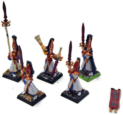 HIGH ELVES 5 Sword Masters #2 METAL Warhammer Fantasy
