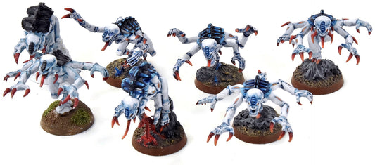 TYRANIDS 7 Genestealers #4 PRO PAINTED Warhammer 40K