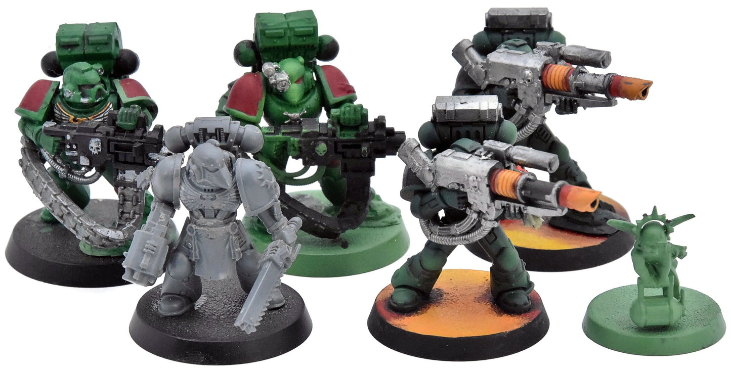 SPACE MARINES 5 Devastator Squad #1 Warhammer 40K Old Sculpt
