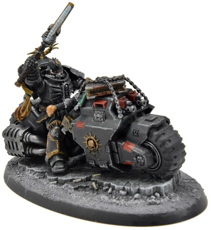 DEATHWATCH Primaris Chaplain on Bike #1 WELL PAINTED Warhammer 40K