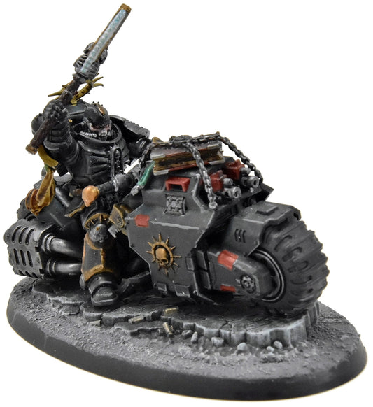 DEATHWATCH Primaris Chaplain on Bike #1 WELL PAINTED Warhammer 40K
