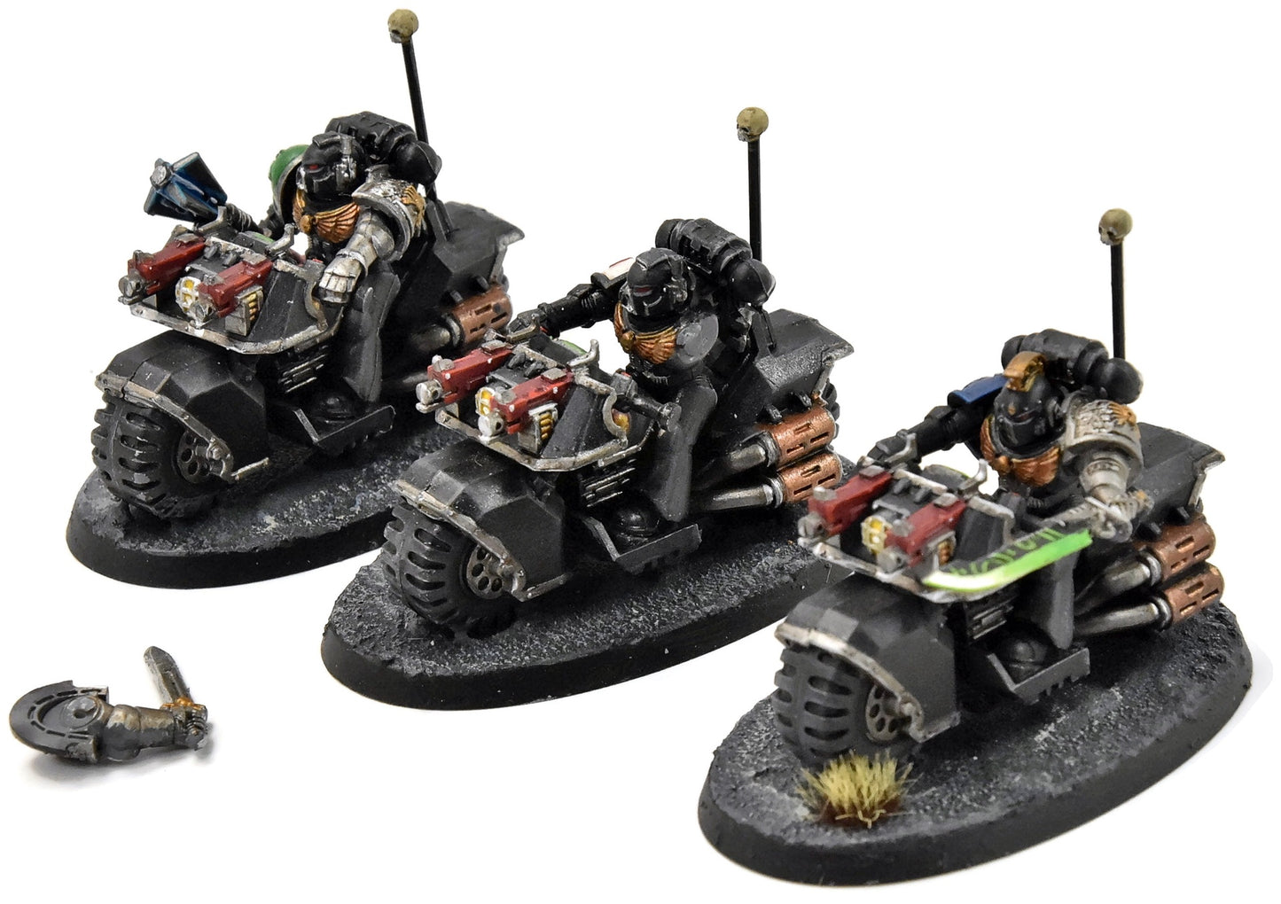DEATHWATCH 3 Bike Squad #1 WELL PAINTED Warhammer 40K