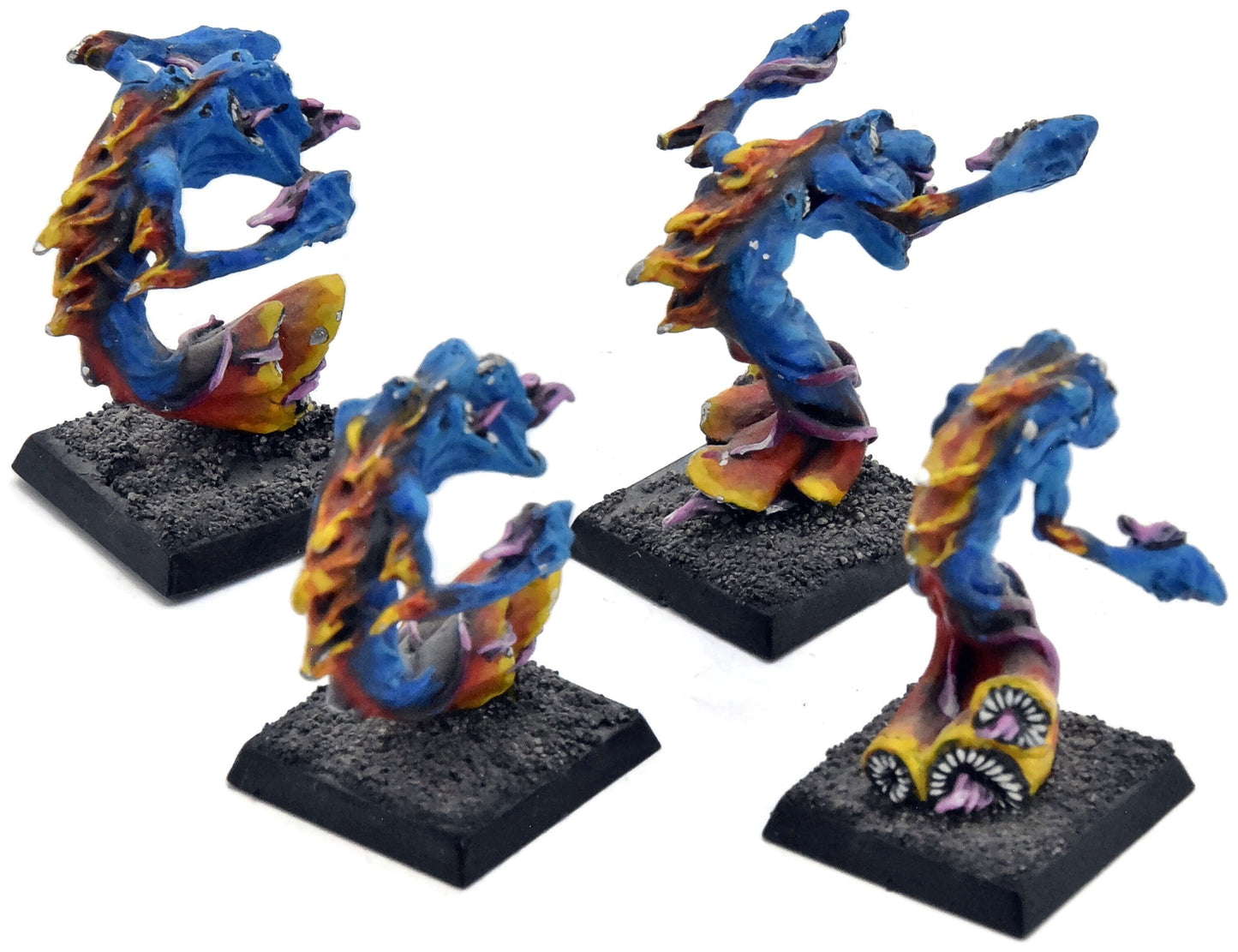 CHAOS DAEMONS 4 Flamers #1 METAL Classic Fantasy