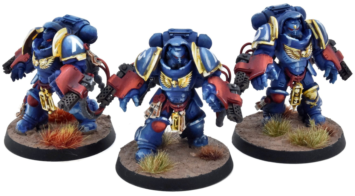 SPACE MARINES 3 Primaris Aggressors #2 WELL PAINTED Warhammer 40K