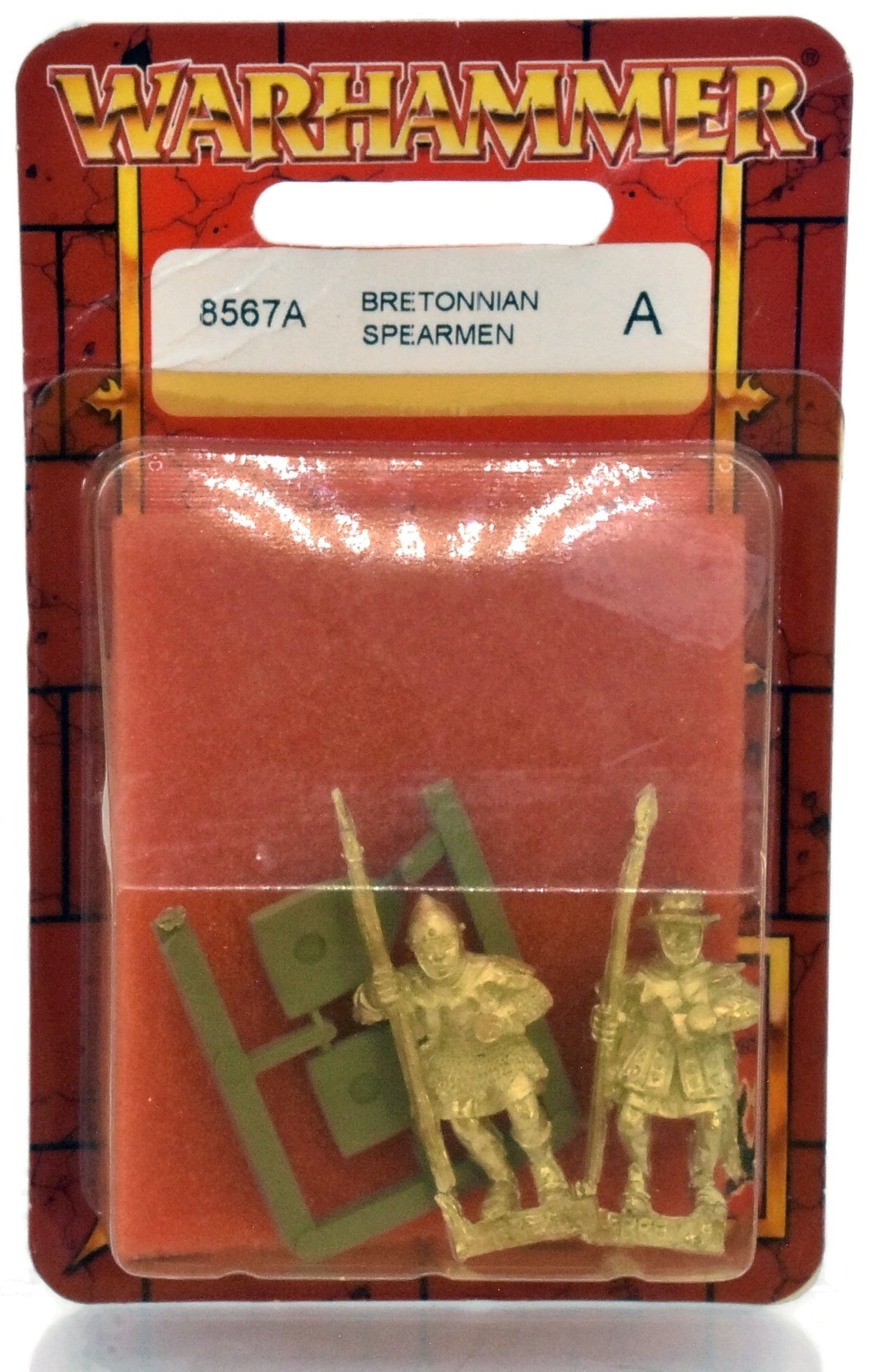 BRETONNIA Spearmen #2 METAL Warhammer Fantasy Blister 8567A