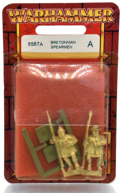 BRETONNIA Spearmen #2 METAL Warhammer Fantasy Blister 8567A