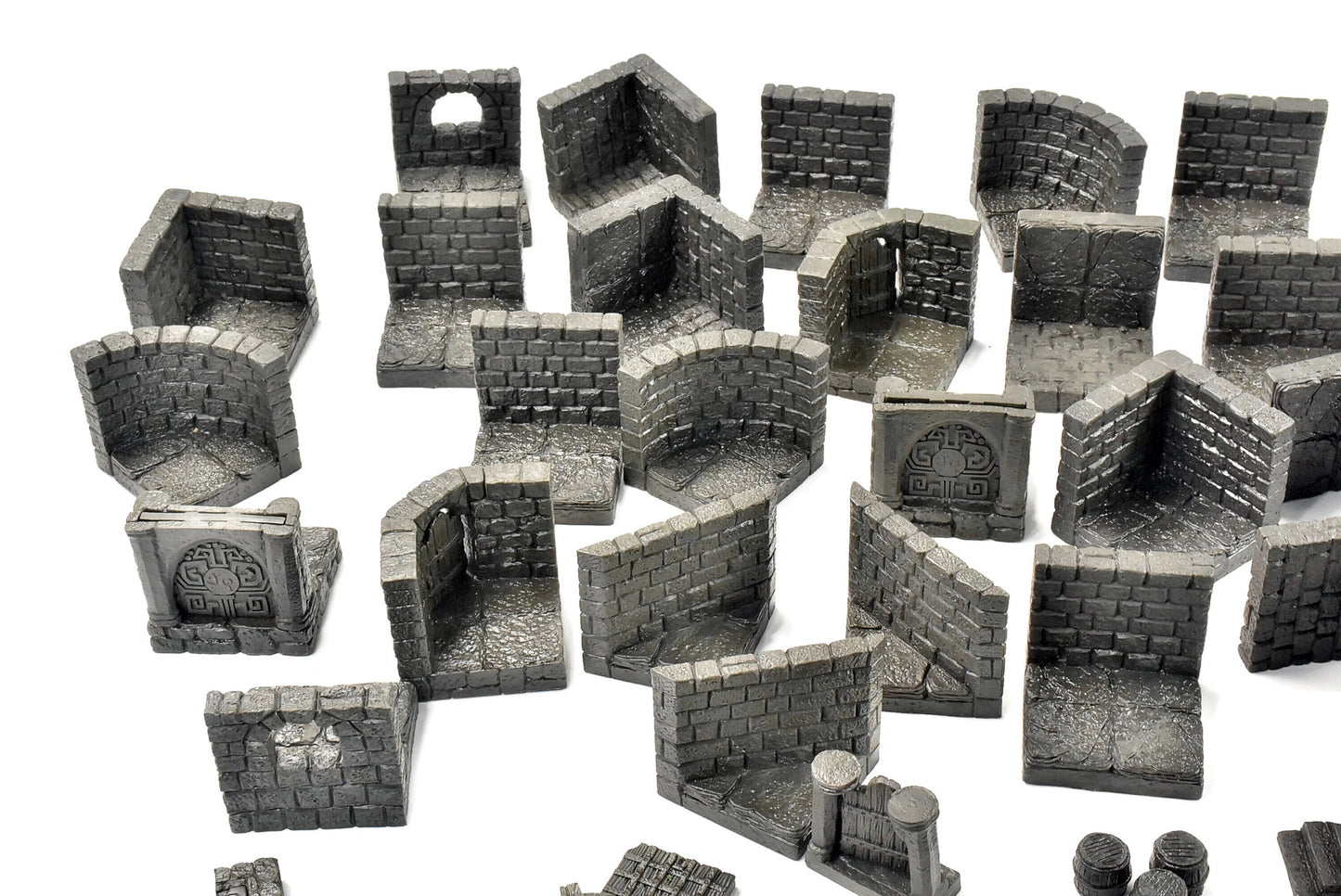 DWARFEN FORGE Castle Scenery Lot Black