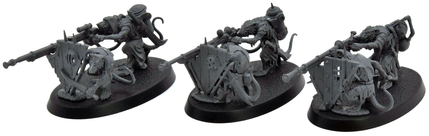 SKAVEN 3 Warplock Jezzails #2 Warhammer Sigmar