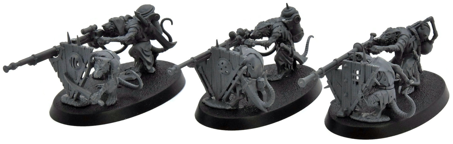 SKAVEN 3 Warplock Jezzails #2 Warhammer Sigmar