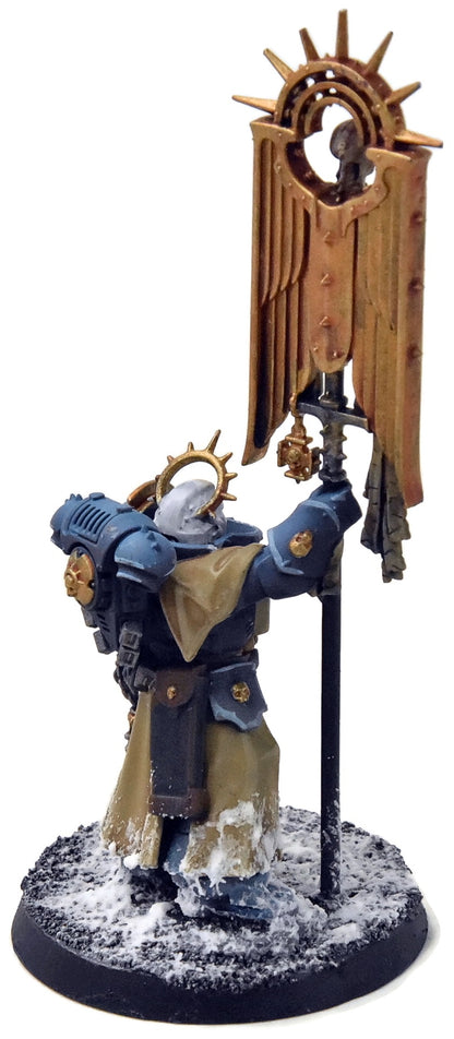 SPACE MARINES Primaris Ancient With Astartes Banner #1 WELL PAINTED 40K