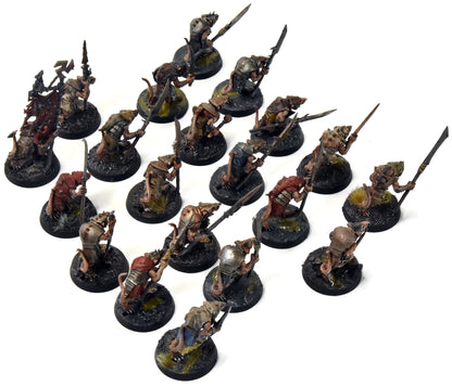 SKAVEN 20 Clanrats #2 WELL PAINTED Warhammer Sigmar