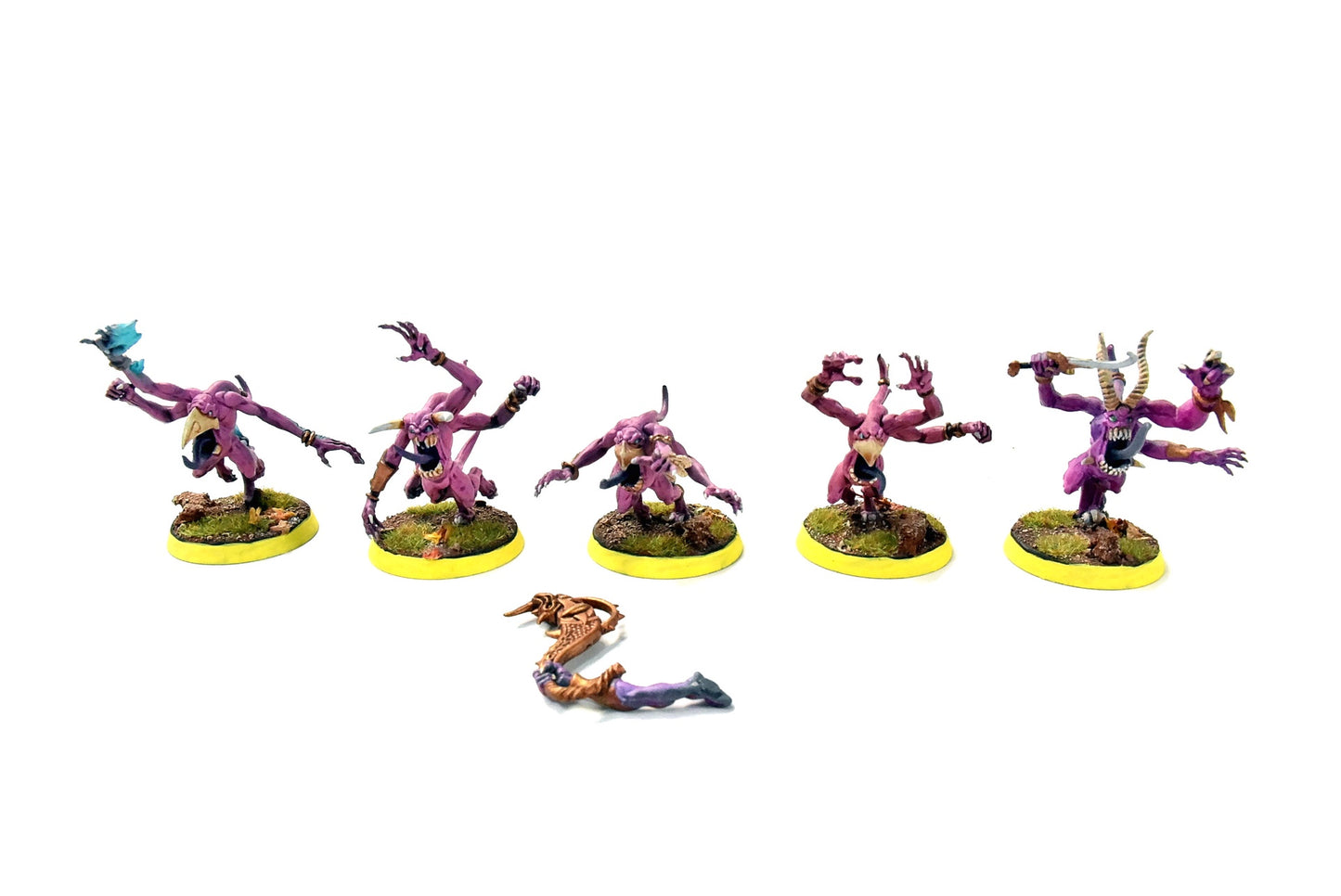 THOUSAND SONS 10 Pink Horrors #7 PRO PAINTED Warhammer 40K