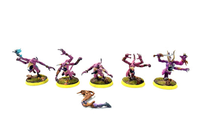 THOUSAND SONS 10 Pink Horrors #7 PRO PAINTED Warhammer 40K