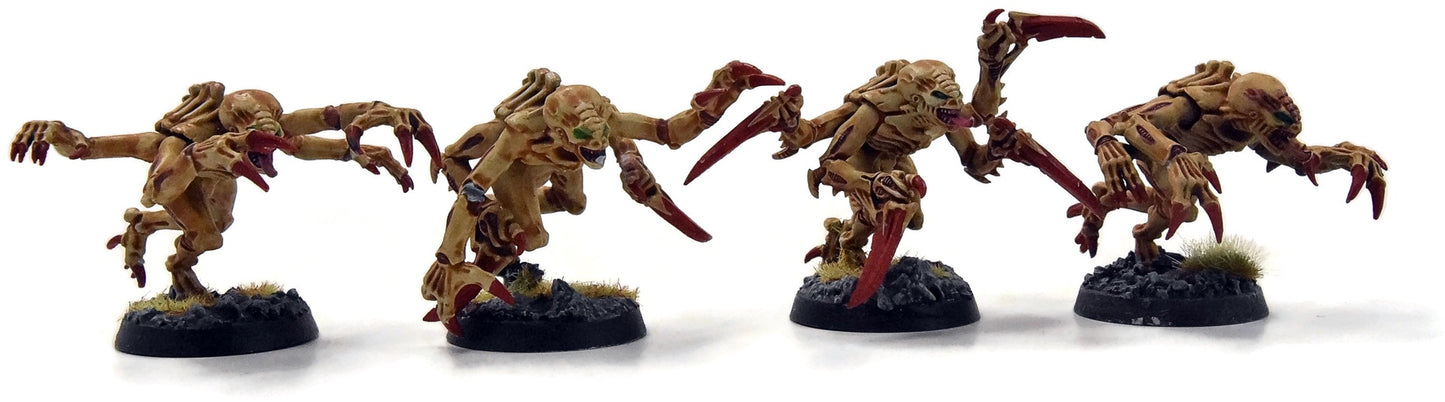 TYRANIDS 8 Genestealers #2 WELL PAINTED Warhammer 40K