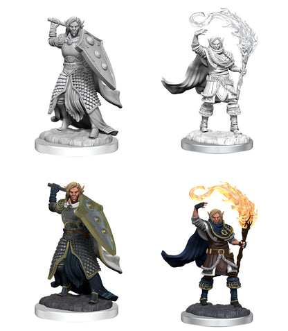 D&D Unpainted Minis Wv16 Elf Cleric Male