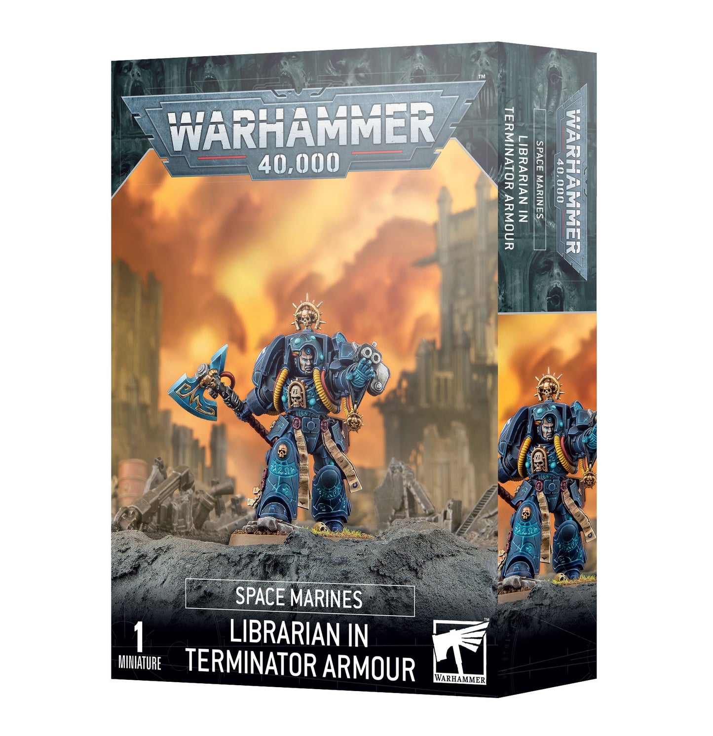 Bibliothécaire Space Marine en armure Terminator