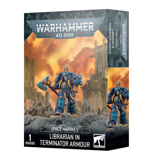 Bibliothécaire Space Marine en armure Terminator