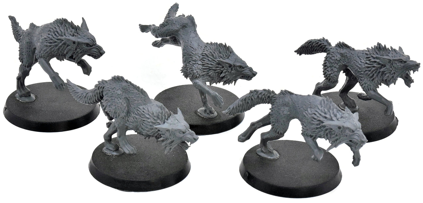 SPACE WOLVES 5 Fenrisian Wolves #6 Warhammer 40K