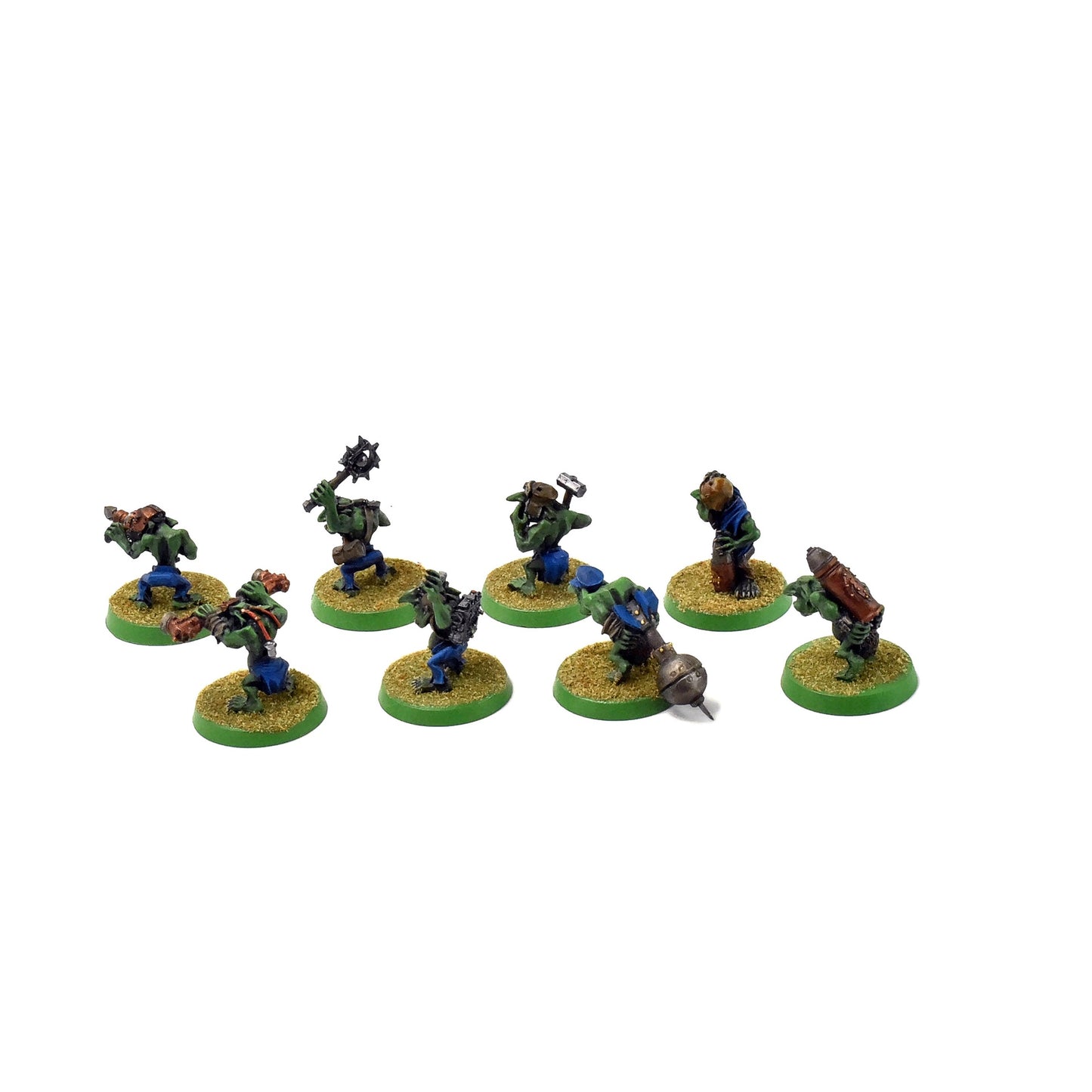 ORKS 8 Gretchins #1 WELL PAINTED Warhammer 40K