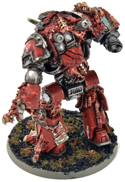 CHAOS SPACE MARINES contemptor dreadnought converted #1 WELL PAINTED 40K