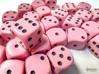 Opaque 36d6 Pastel Pink/black 12mm