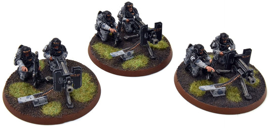 ASTRA MILITARIUM 3 Heavy Weapon Squads #4 WELL-PAINTED Warhammer 40K