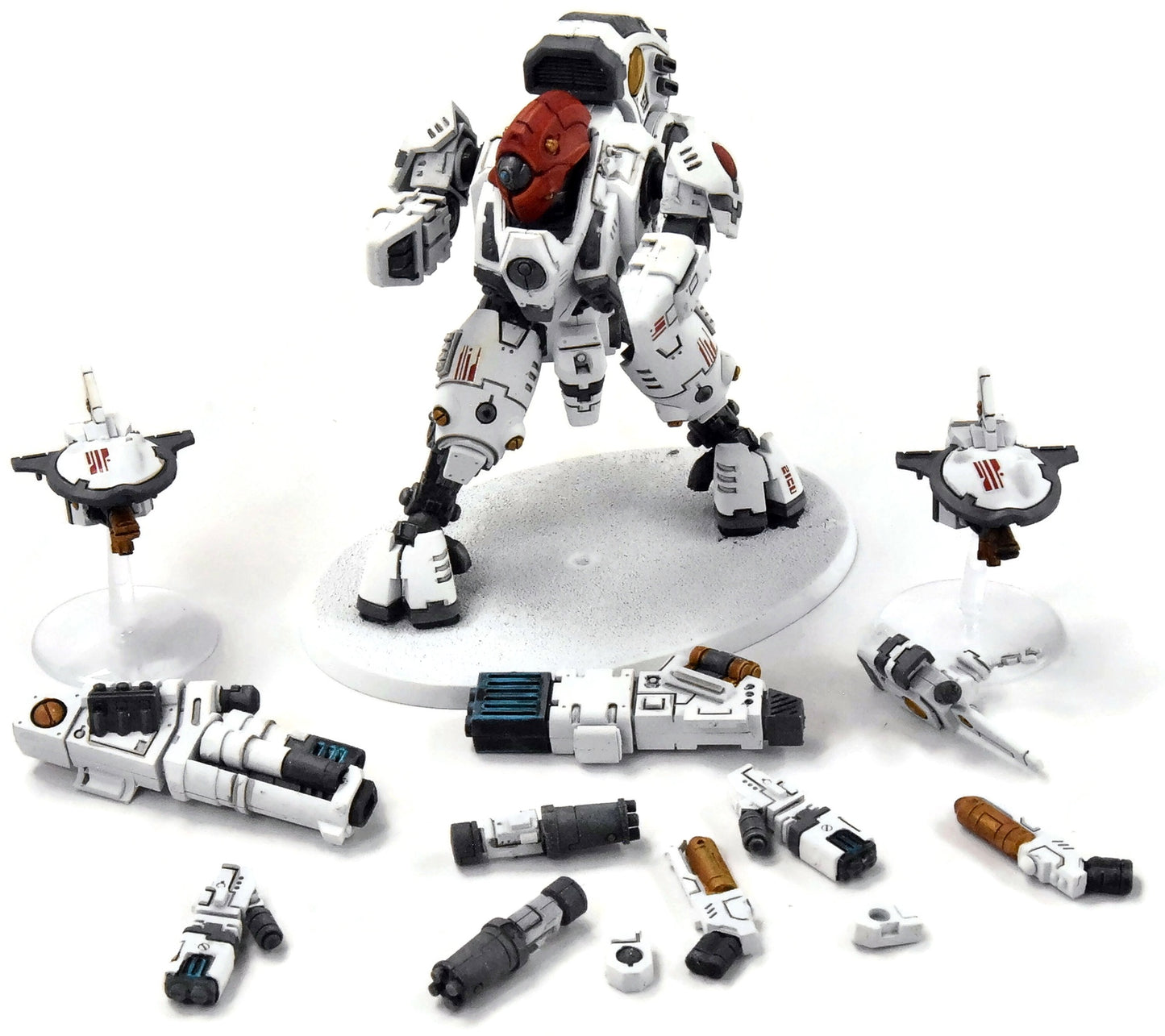 TAU EMPIRE XV95 Ghostkeel Battlesuit #1 WELL PAINTED Warhammer 40K