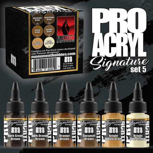 Pro Acryl Signature Series Set 5 - Flameon Miniatures