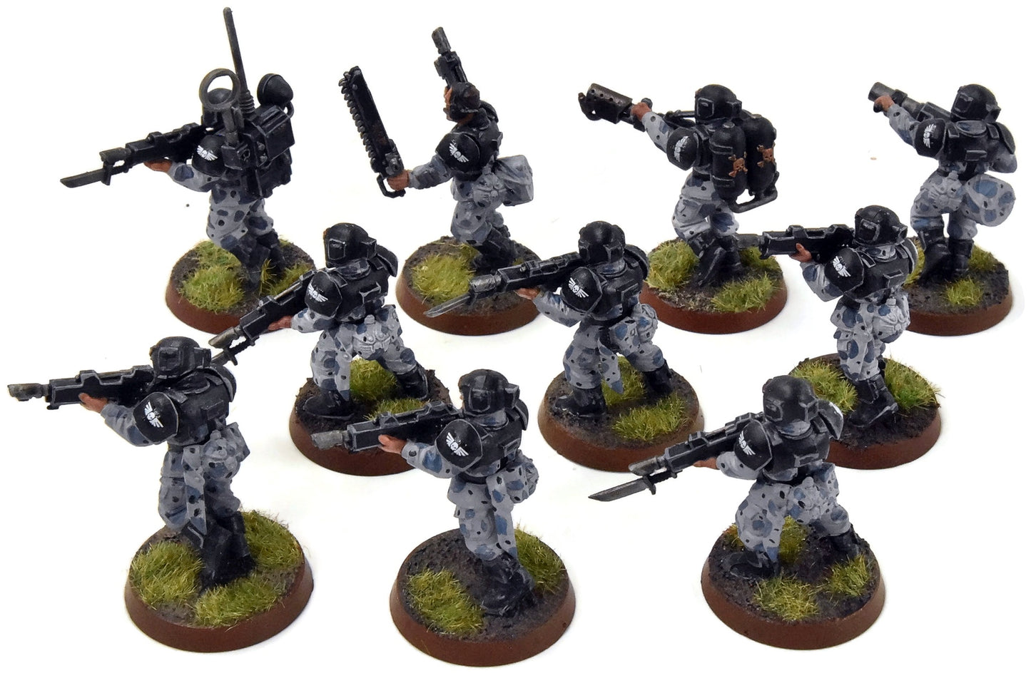 ASTRA MILITARIUM 10 Cadian Shock Troop #13 WELL-PAINTED Warhammer 40K
