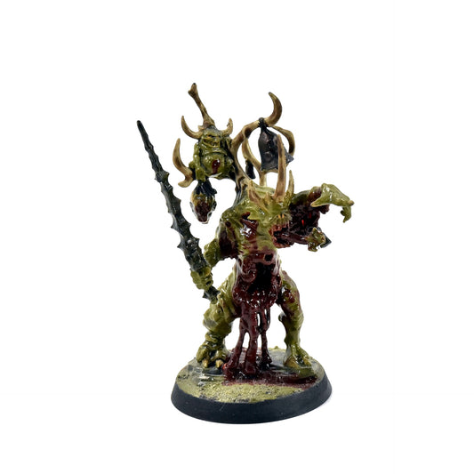 MAGGOTKIN OF NURGLE Poxbringer, Herald of Nurgle #1 WELL PAINTED