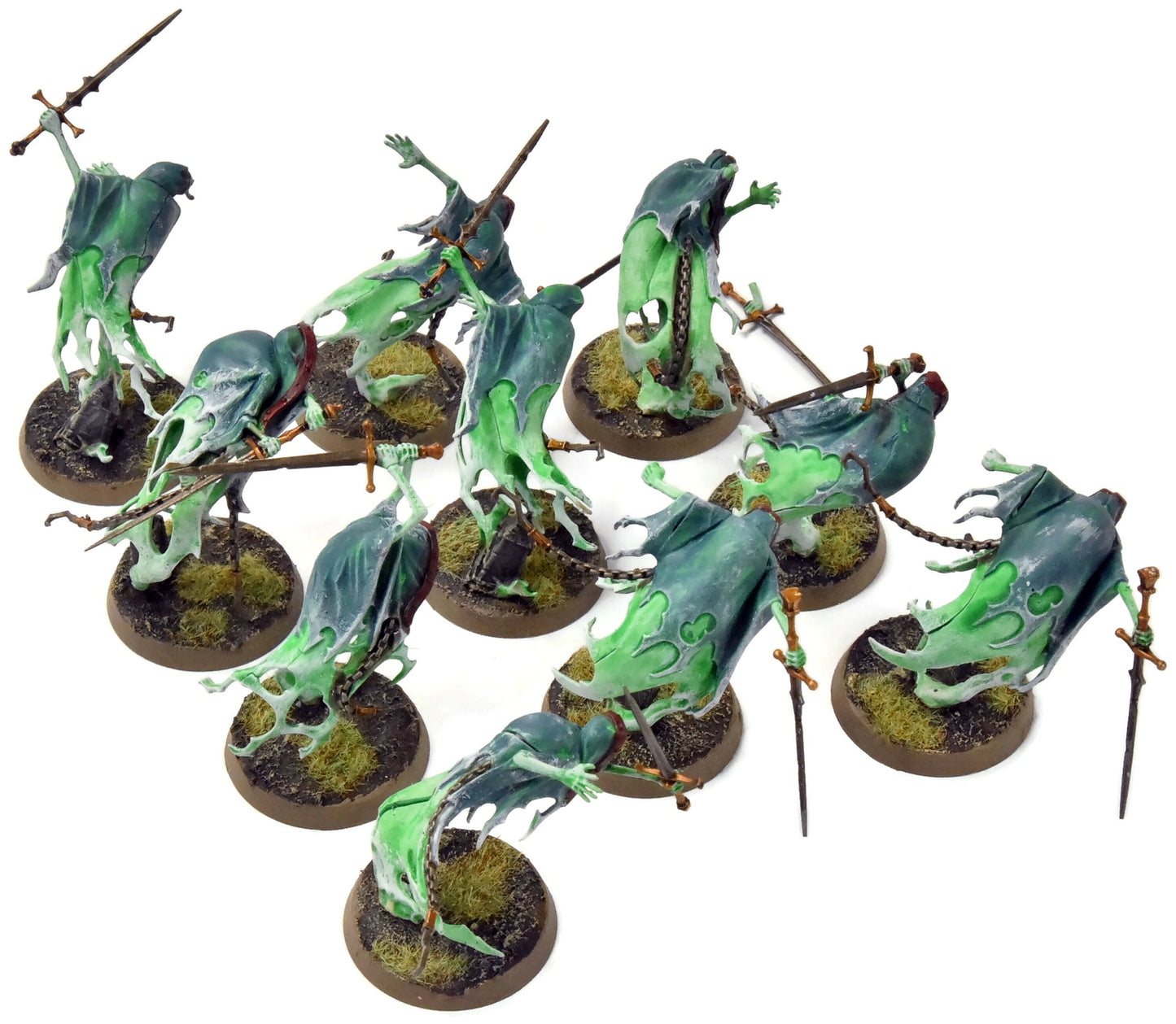 NIGHTHAUNT 10 Bladegheist Revenants #2 WELL PAINTED Warhammer Sigmar