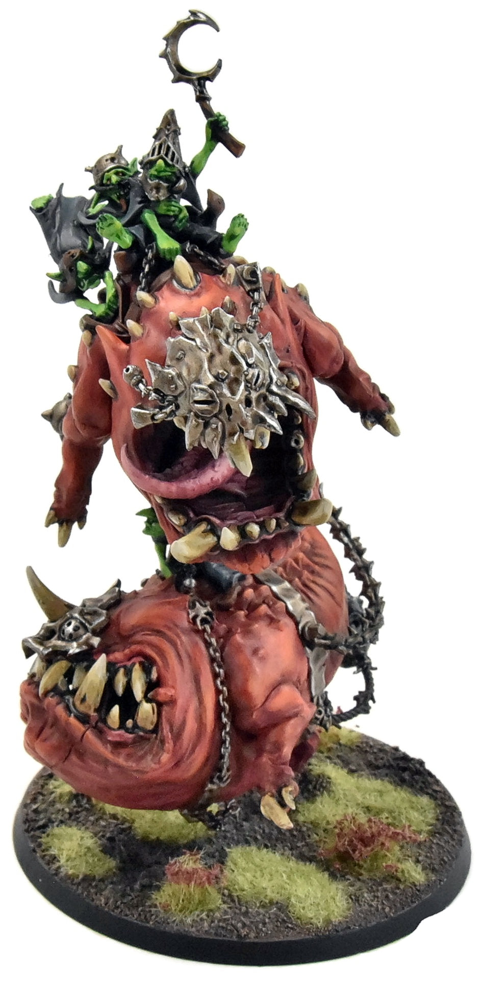 GLOOMSPITE GITZ Loonboss On Mangler Squig #1 WELL PAINTED Warhammer Sigmar