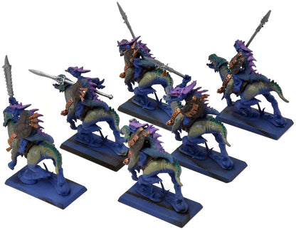 LIZARDMEN 6 Saurus Knights Cold-One #12 Fantasy