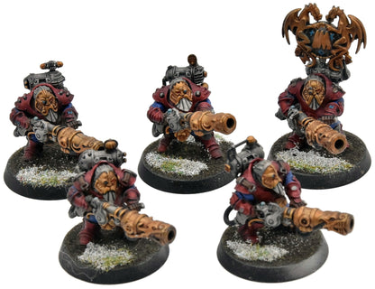 KHARADRON OVERLORDS 5 Grundstok Thunderers #1 WELL PAINTED Warhammer Sigmar